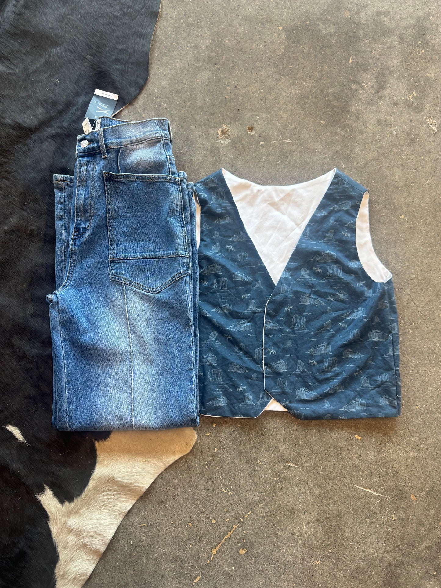 Desert Cactus Handmade Vest