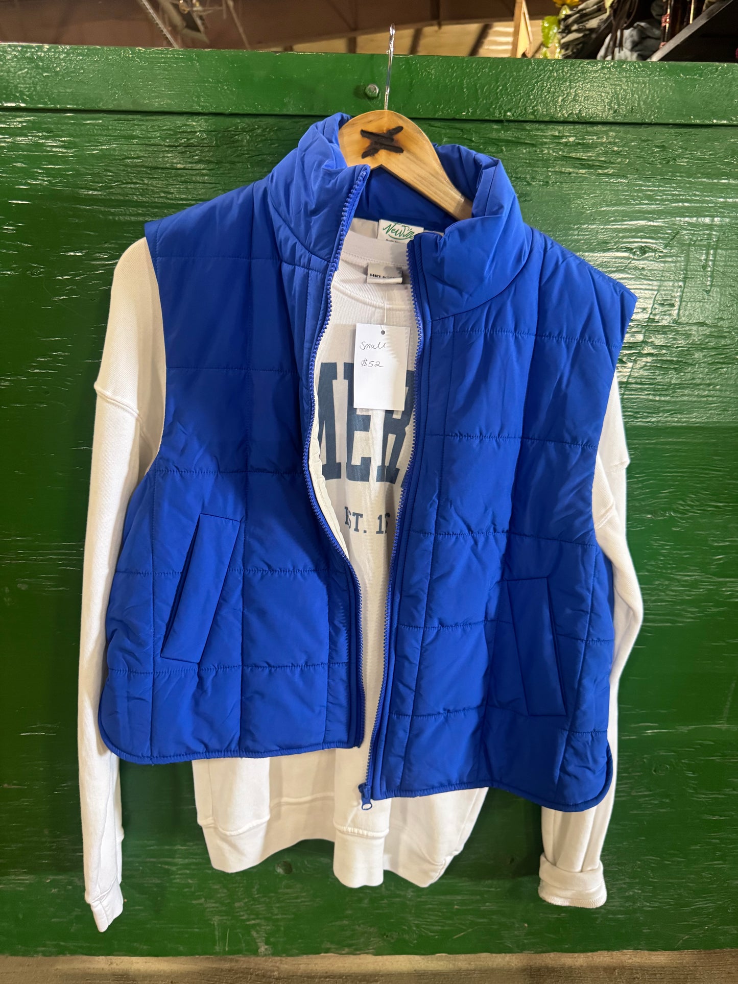 Blue vest size small