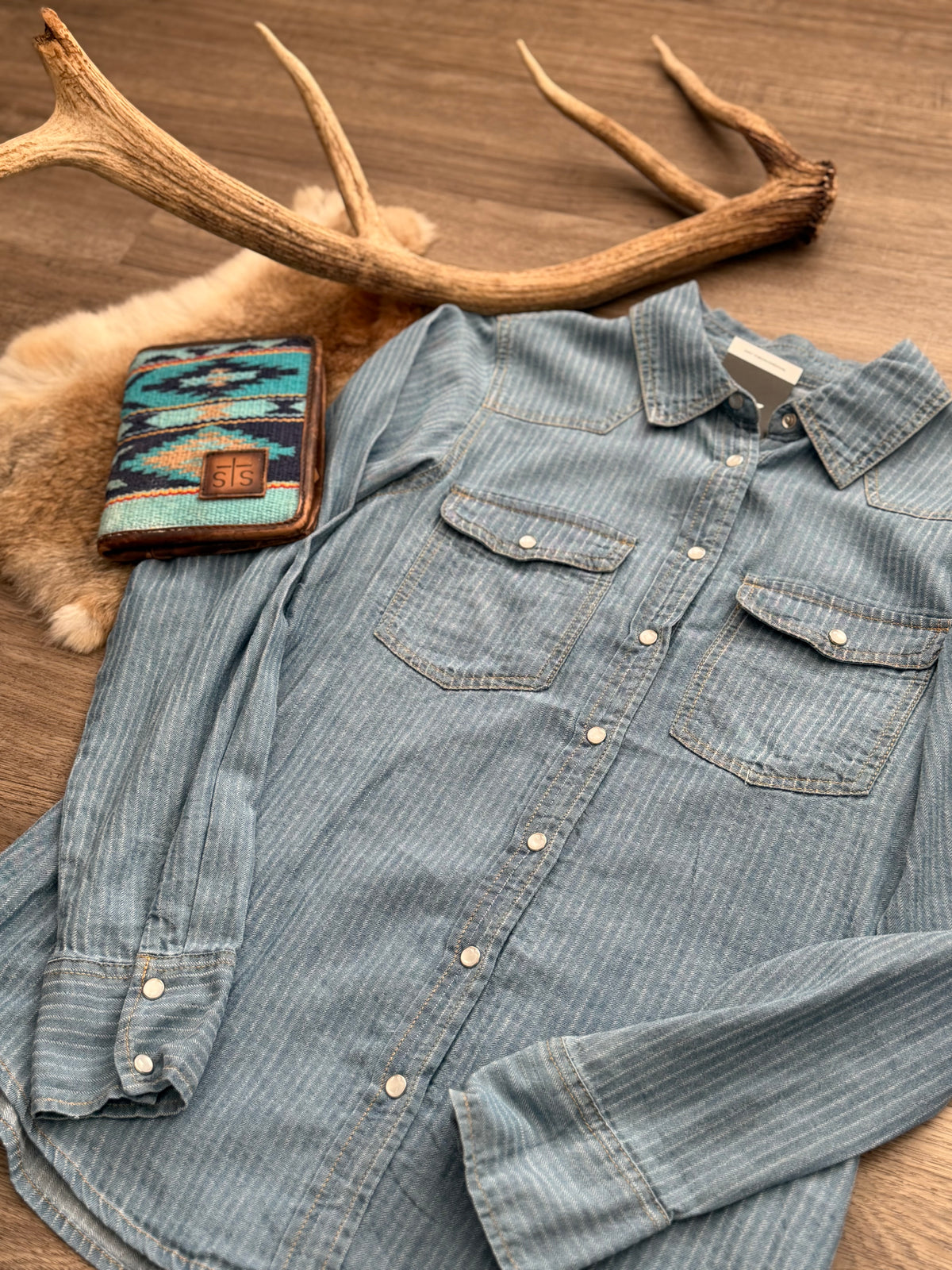 The Maddie Button Up