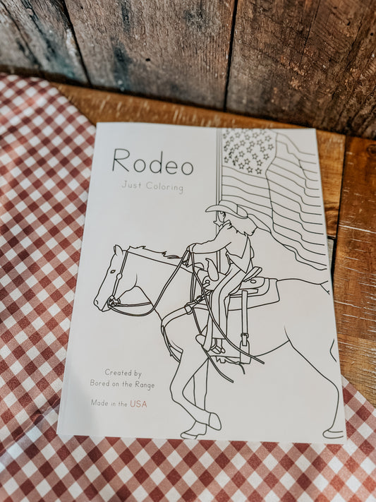 Rodeo coloring book
