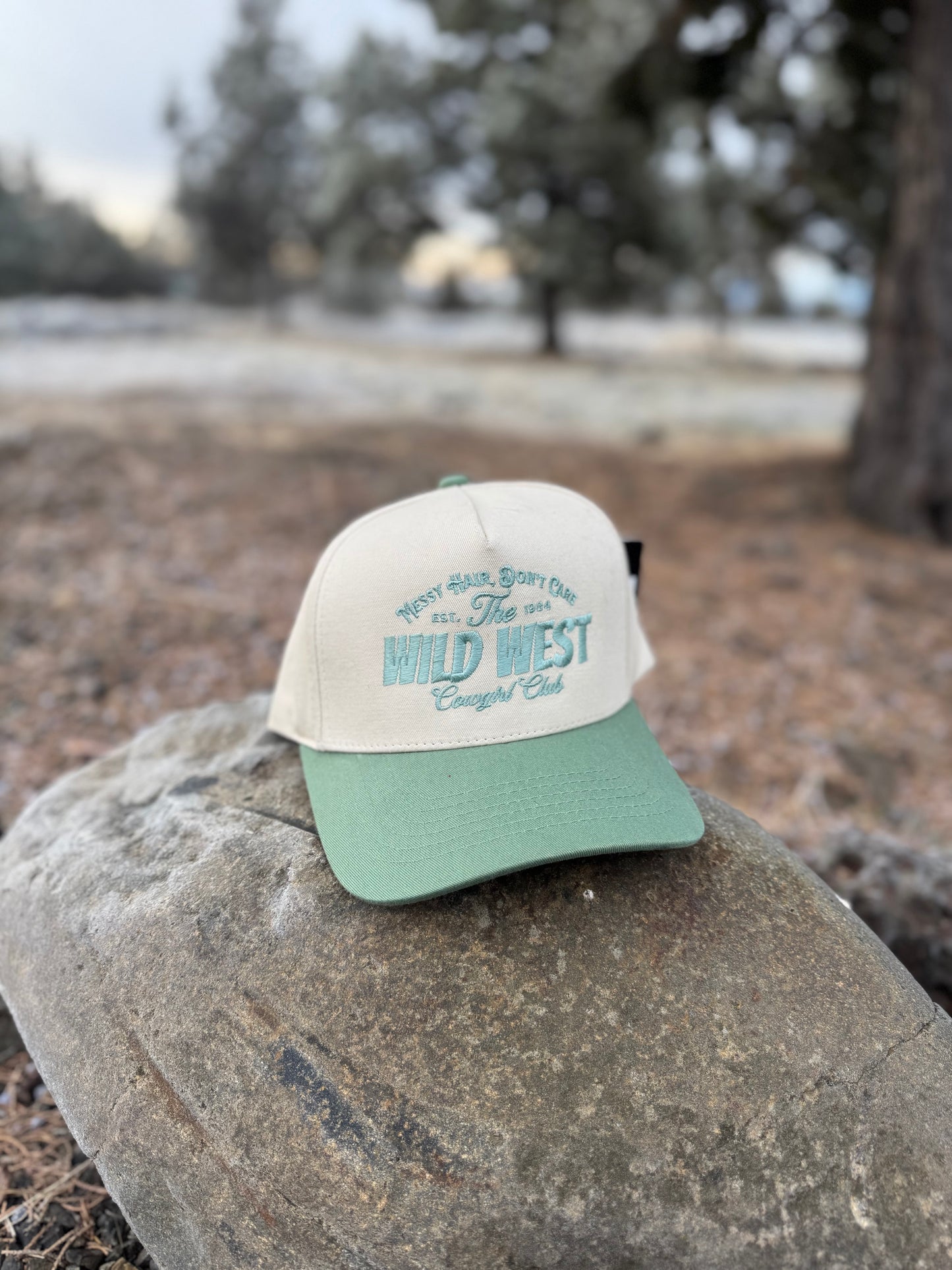 Wild West Messy Bun hat