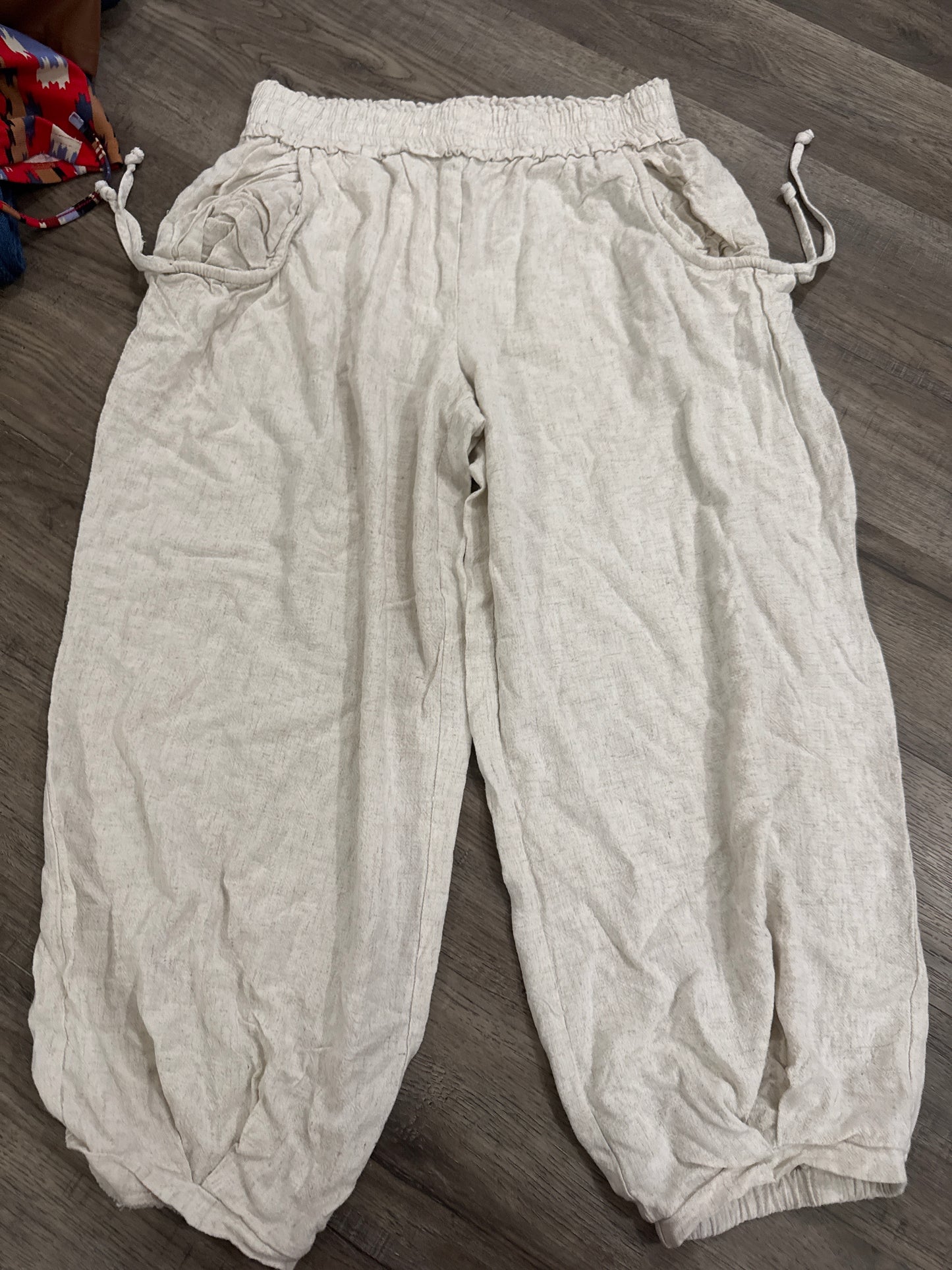Linen pants size large