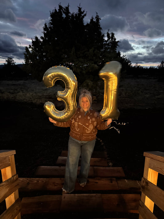Chocolate Paisley Print Cardigan
