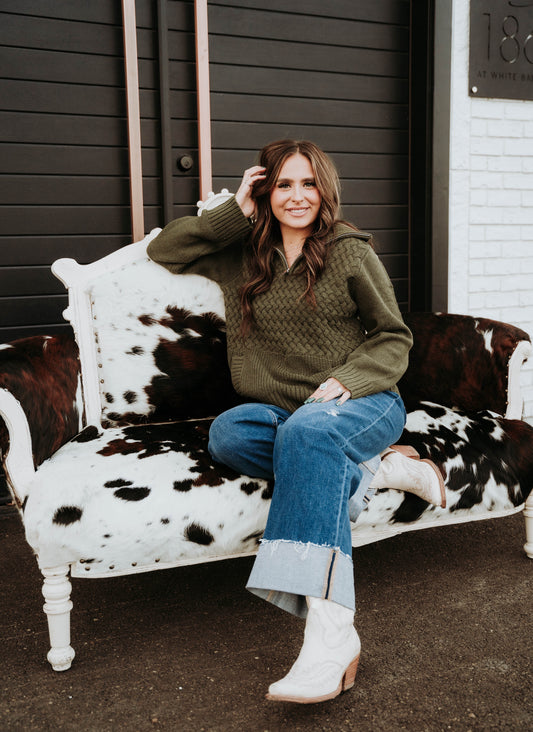 The Kilee 1/4 Zip Sweater