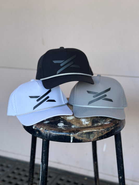 The { SW } branded hats