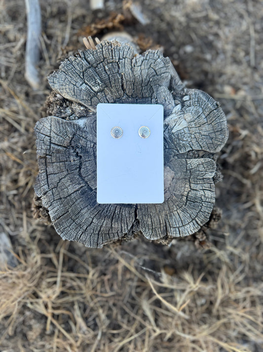 Concho Stud Earrings