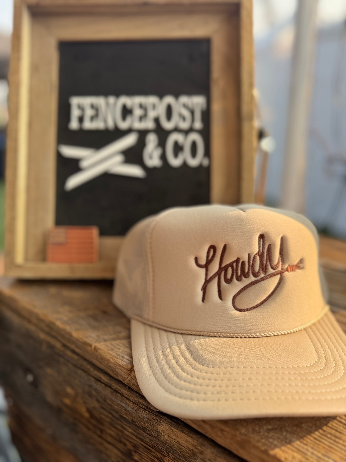 Tan Howdy Hat