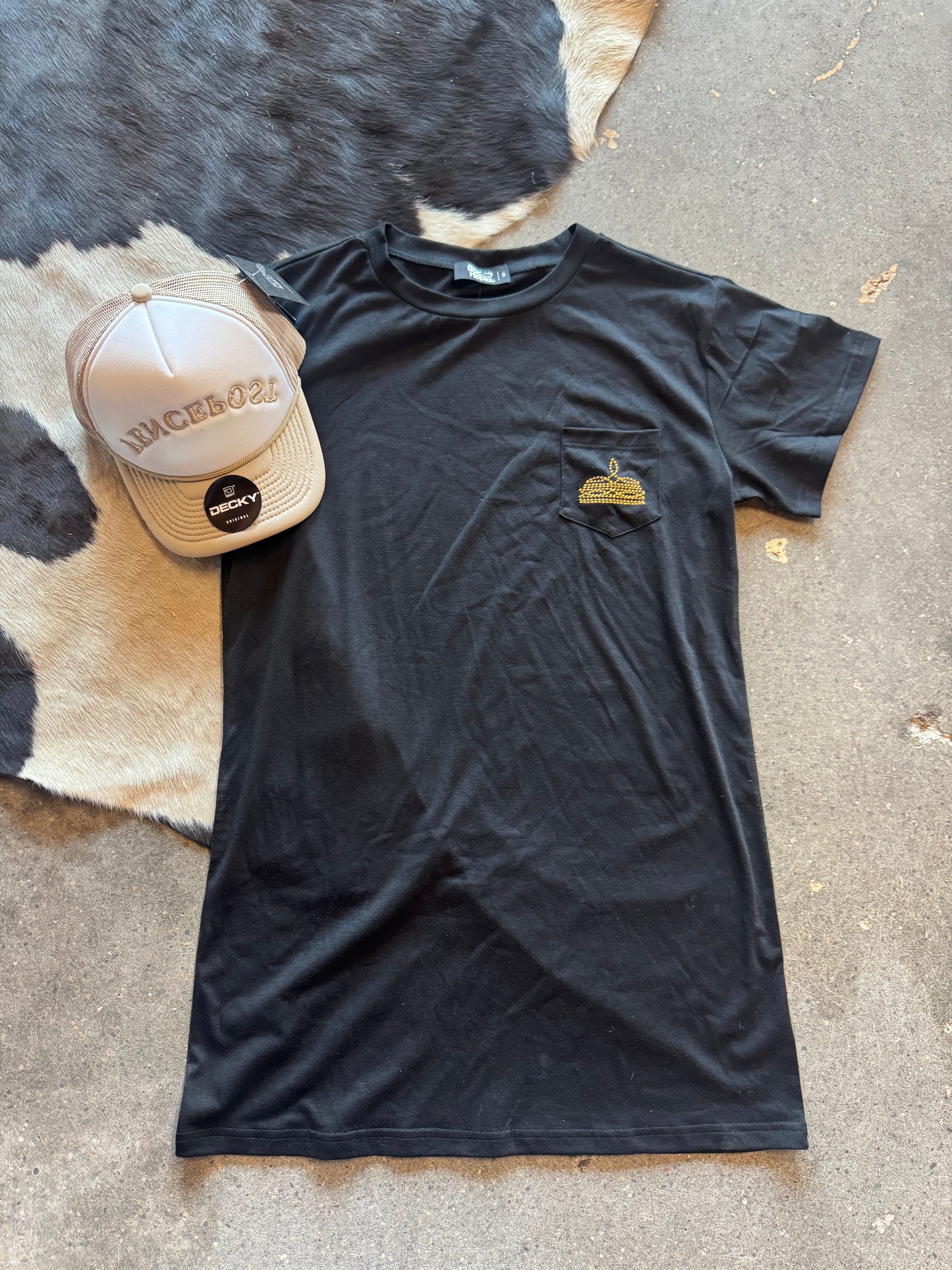 Boot Stitch T-shirt dress