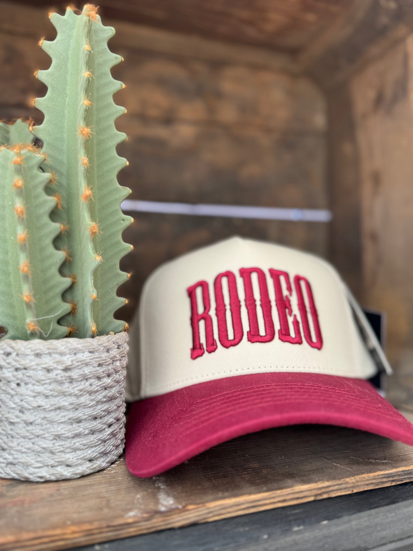 Maroon Rodeo Trucker Hat
