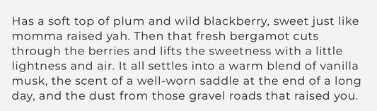 Long live cowboys roller perfume