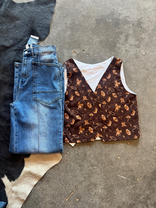Cowboyn’ Handmade vest
