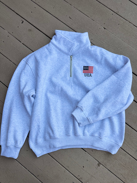 Americana 1/4 zip
