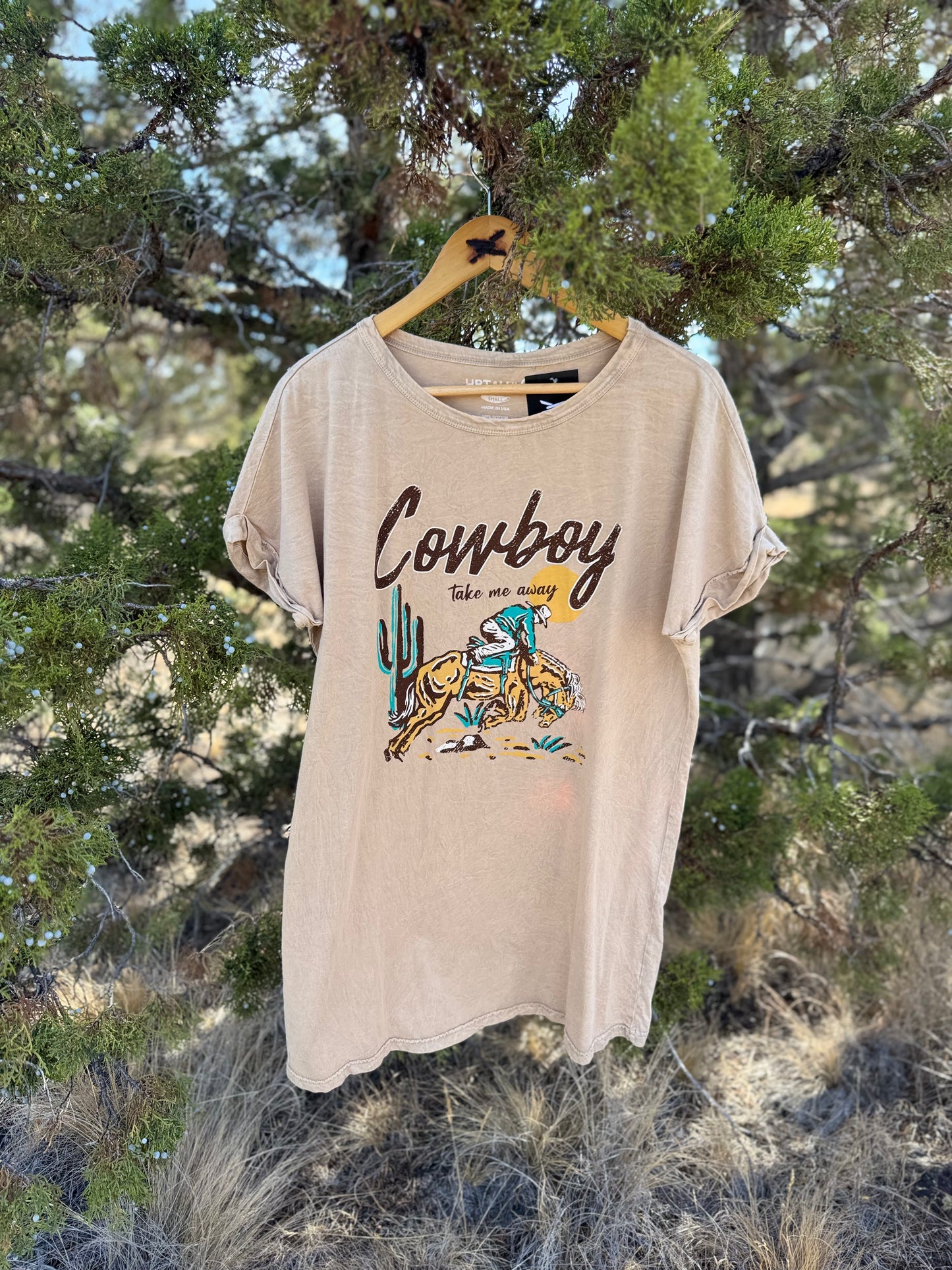 Cowboy T-shirt Dress