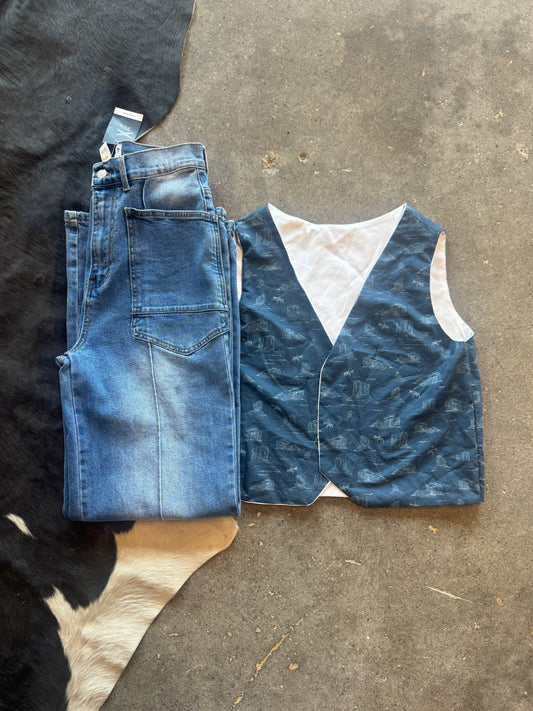 Desert Cactus Handmade Vest