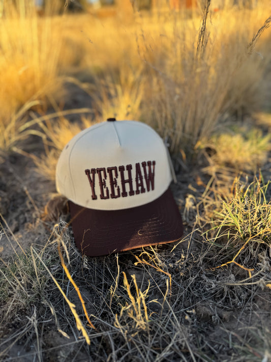 Brown yeehaw trucker