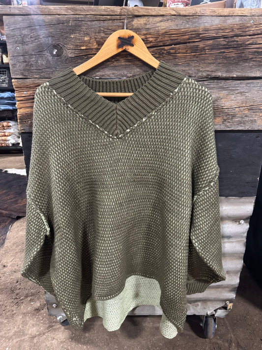 Green Christine Sweater